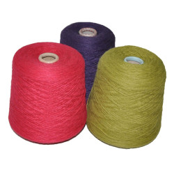 Lana de alpaca cono 1kg. - Color teñido