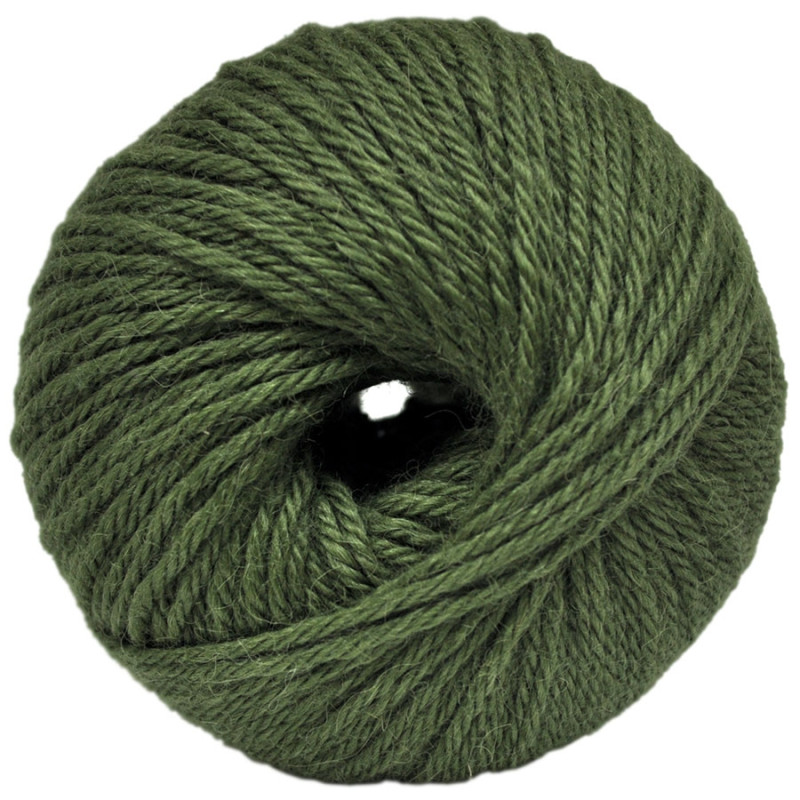 Lana de Baby Alpaca - Verde oliva - 50 gr.