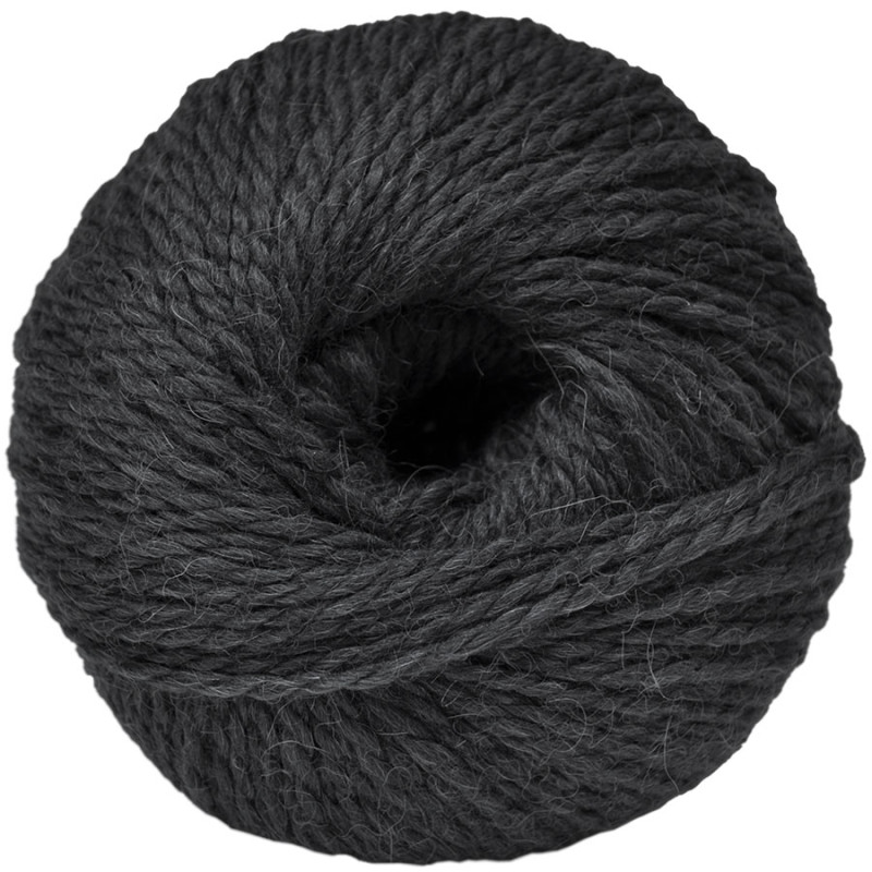 Lana de Alpaca y Oveja - Gris grafito - 100 gr.