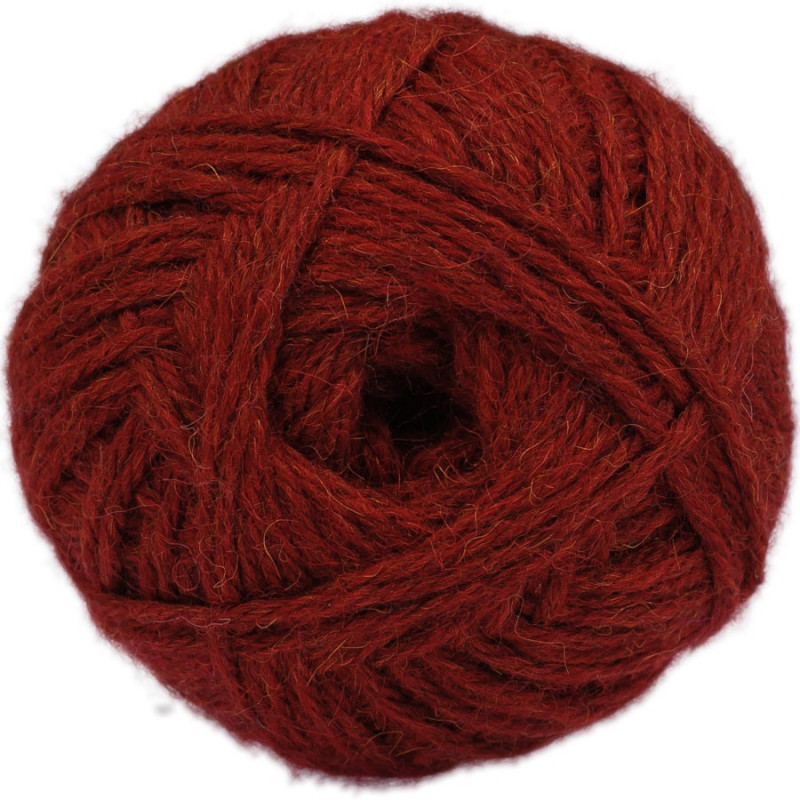 Rojo cobre - Baby Llama/Merino - Bulky - 100 gr.