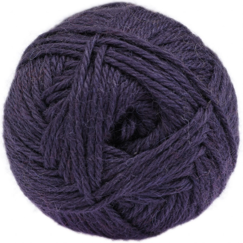 Indigo Violeta - Baby Llama/Merino - Bulky - 100 gr.