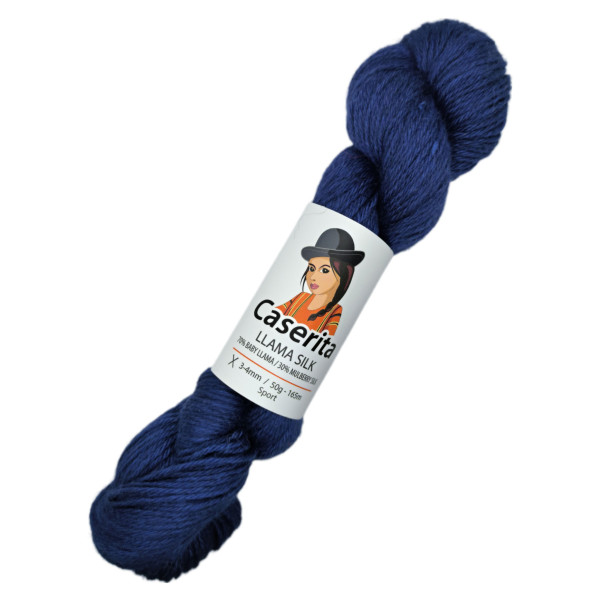 Azul - Baby llama y Seda - 50 gr./165 m.