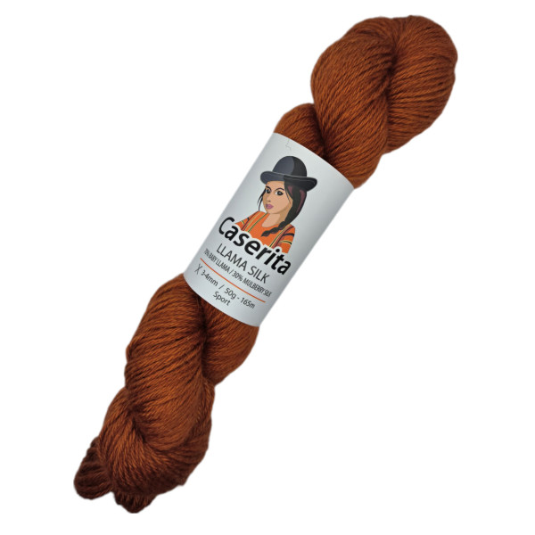 Ladrillo - Baby llama y Seda - 50 gr./165 m.