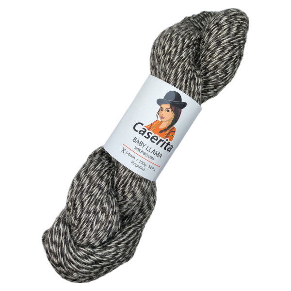 Trio gris - 100% baby llama - 100 gr./367 m.