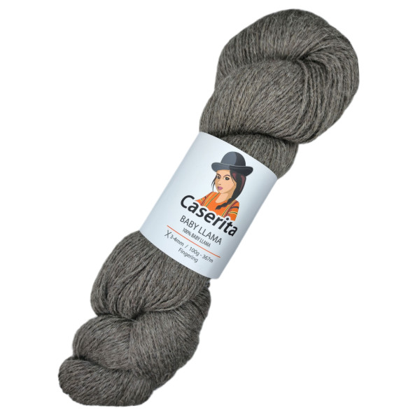 Gris - 100% baby llama - 100 gr./367 m.