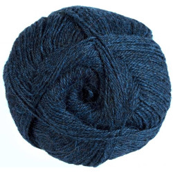 Lana de Alpaca Pura - Azul cobalto matizado - 100 gr.