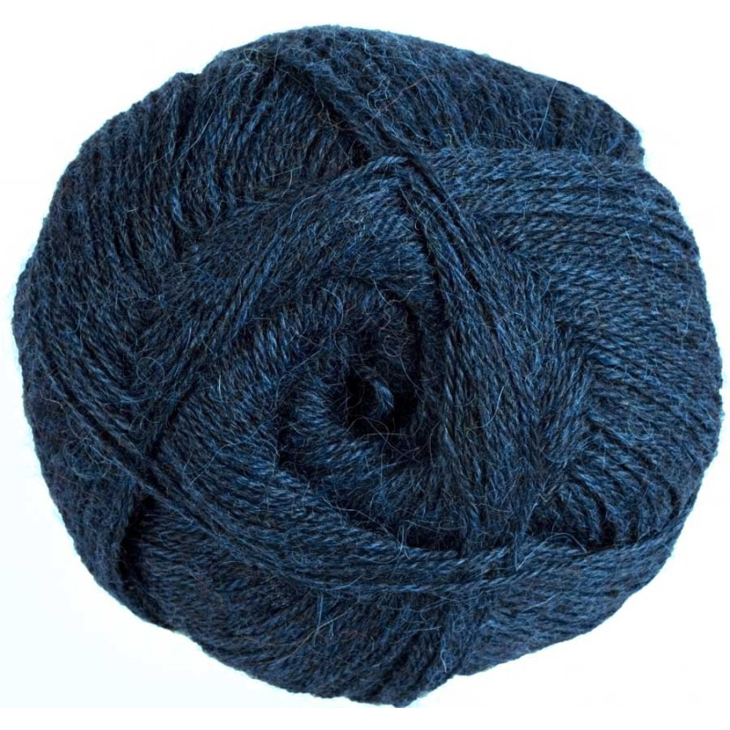 Lana de Alpaca Pura - Azul cobalto matizado - 100 gr.