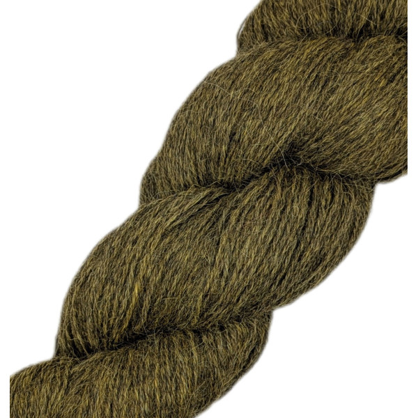 Verde Oliva - Llama Alpaca FS - Fingering - 100g / 366m