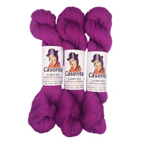 Violeta Magenta - Baby llama y Seda - 50 gr./200 m.