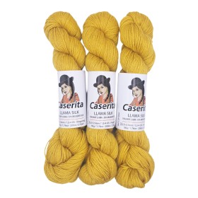 Amarillo Mostaza - Baby llama y Seda - 50 gr./200 m.