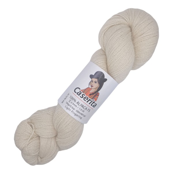 Blanco Crudo - 100% Alpaca FS - 100 gr. / 550m